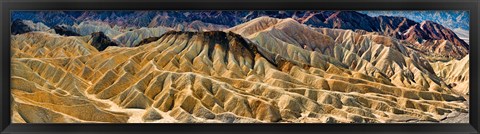 Framed Zabriskie Point, Death Valley, Death Valley National Park, California Print