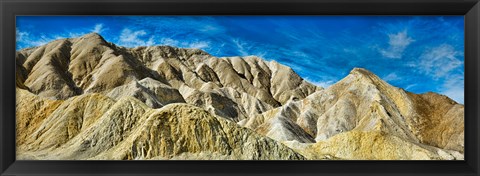 Framed Mountain Range, Twenty Mule-Team Canyon, Death Valley, Death Valley National Park, California, USA Print