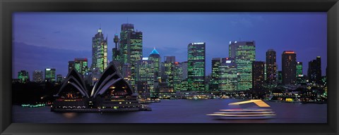 Framed Buildings at the waterfront, Sydney Opera House, Sydney, New South Wales, Australia Print