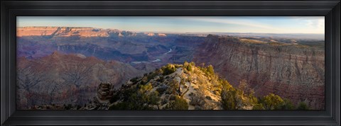 Framed High angle view of Desert Point, South Rim, Grand Canyon, Grand Canyon National Park, Arizona, USA Print