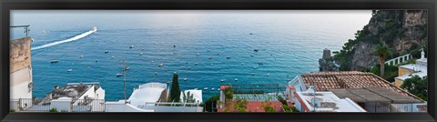 Framed Positano, Amalfi Coast, Italy Print