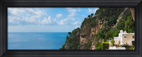Framed Hillside at Positano, Amalfi Coast, Italy Print