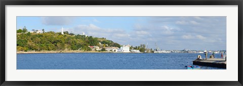 Framed View of island, Havana, Cuba Print