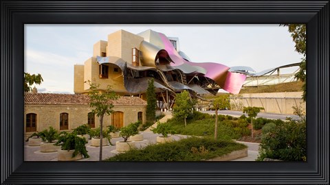 Framed Hotel Marques de Riscal, Elciego, La Rioja, Spain Print