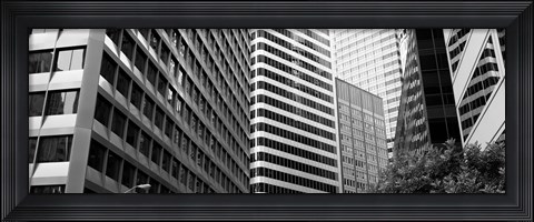 Framed Facade of office buildings, San Francisco, California Print