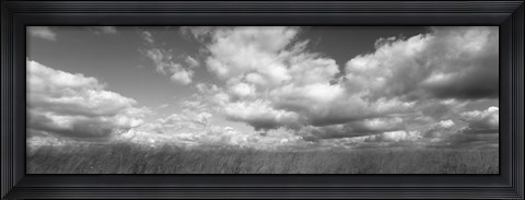 Framed Hayden Prairie, Iowa (black and white) Print