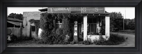 Framed General Store, Pomona, Illinois, USA Print
