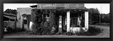 Framed General Store, Pomona, Illinois, USA Print