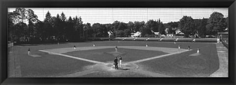 Framed Doubleday Field Cooperstown NY (black and white) Print