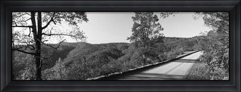 Framed Blue Ridge Parkway, North Carolina, USA Print