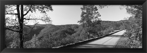 Framed Blue Ridge Parkway, North Carolina, USA Print