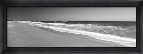 Framed Route A1A, Atlantic Ocean, Flagler Beach, Florida, USA Print