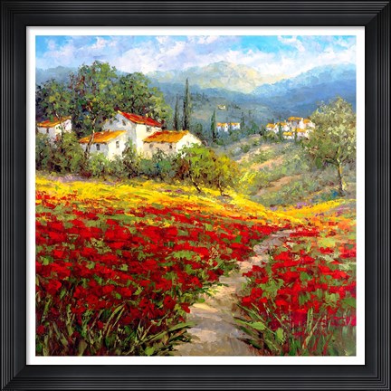Framed Fleur du Pays I Print