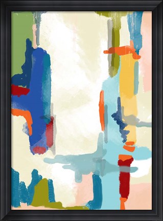 Framed Deconstructed Landscape 1 Print