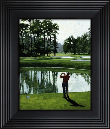 Framed Golf Course 9 Print