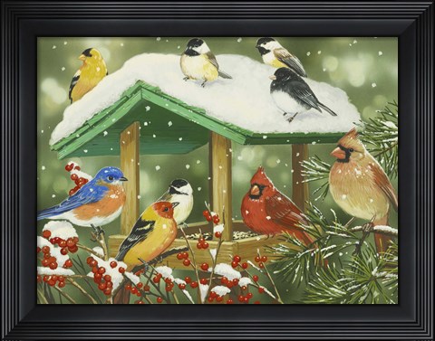 Framed Winter Treats Print