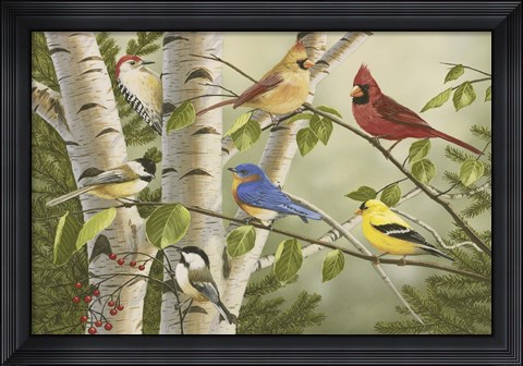 Framed Summer Friends Print