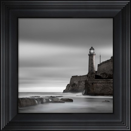 Framed Morrow Lightnhouse Print