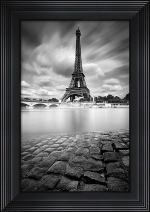 Framed Eiffel Tower Study I Print