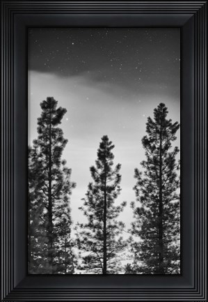 Framed Blue Nebula Print