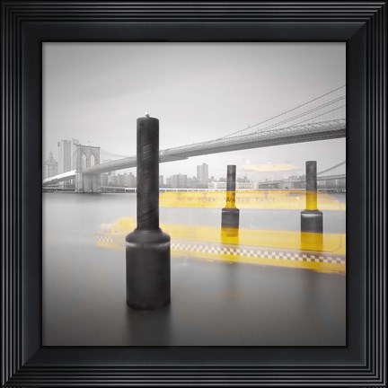 Framed New York Water Taxi Print