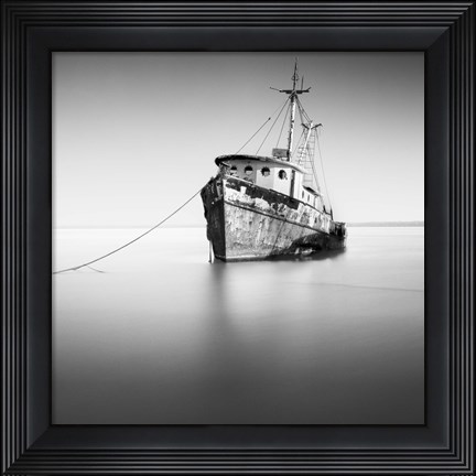 Framed Barco Hundido Print