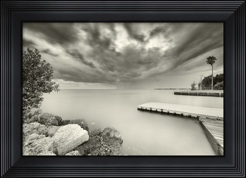 Framed Biscayne Storm Print