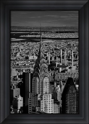 Framed Four Smokestacks Print