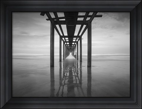 Framed Ocean Door 2 Print