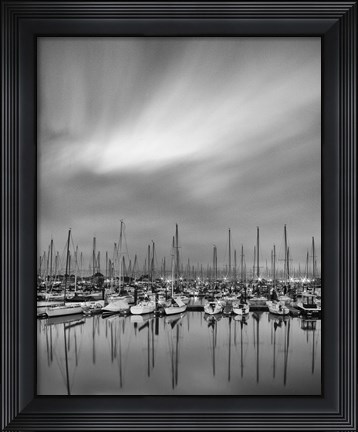 Framed Night Forest Print