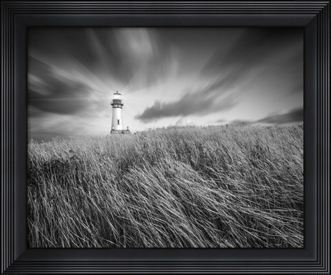 Framed Yaquina Lighthouse 3 Print