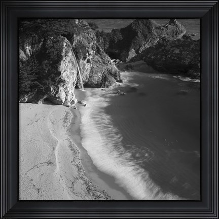 Framed Waterfall Beach Print