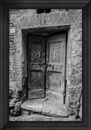 Framed Siena Door Print