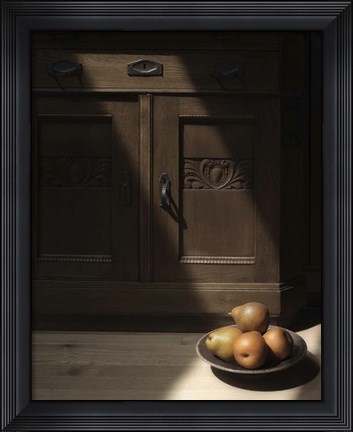 Framed Pears Print