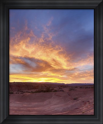 Framed Fire 2 of 3 Print