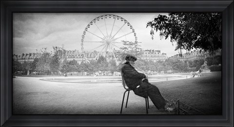 Framed Dreaming in Paris Print