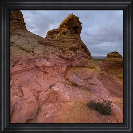 Framed Pink Mountain 1 of 3 Print