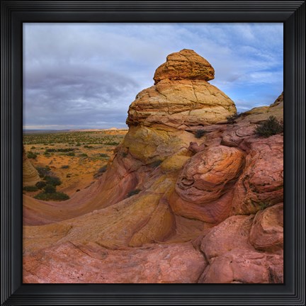 Framed Pink Mountain 2 of 3 Print