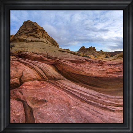 Framed Pink Mountain 3 of 3 Print