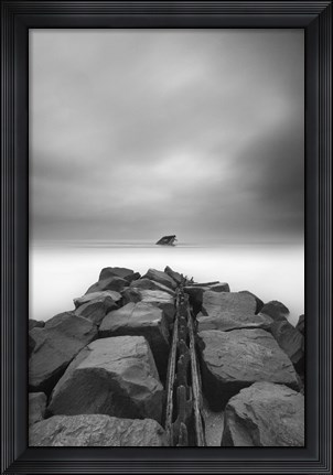 Framed Wreck of the Atlantus Print