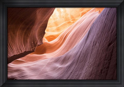 Framed Lower Wave I Print