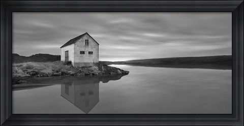 Framed My Place BW Print