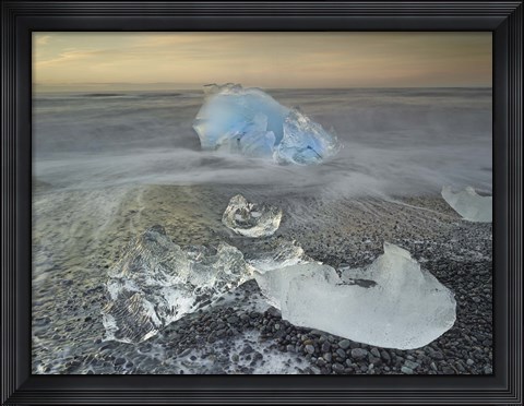Framed Ice 2 Print