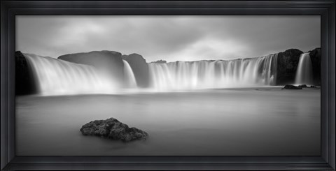 Framed Godafoss Panorama 1 Print