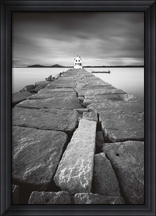 Framed Breakwater Light Print