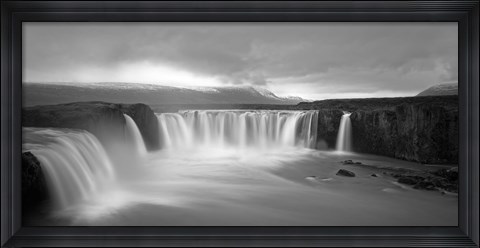 Framed Godafoss Panorama 2 Print
