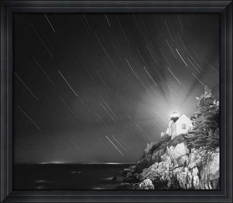 Framed Bass Harbor Sky Print