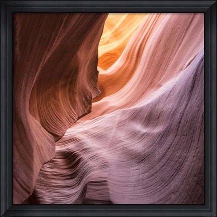 Framed Lower Wave III Print