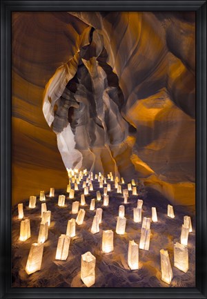 Framed Candle Canyon I Print