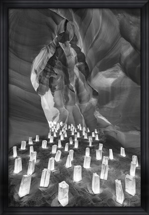 Framed Candle Canyon II Print